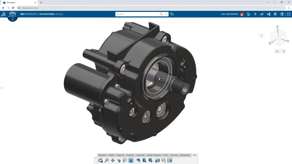 SOLIDWORKS-xDesign-Capability-1-Parametric-and-Freeform-Design-MECAD-Systems